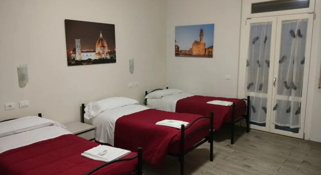 Трёхместный номер Standard с балконом и с видом на город Il Grillo Di Firenze B&B