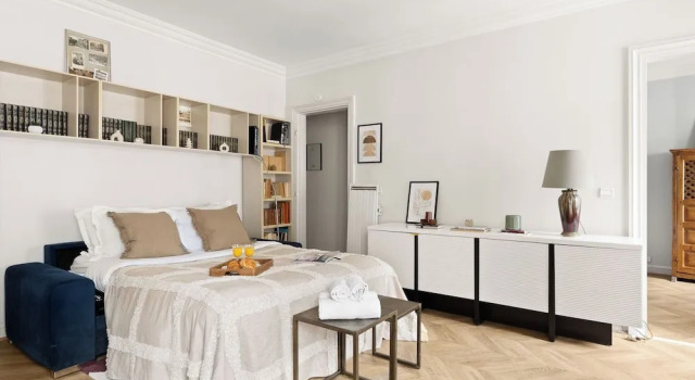 Chic 1BR Near Opéra & Louvre, Забронировать Апартаменты/квартира Апартаменты Парижа, рядом с Гран Бульвар, Апартаменты/квартира
