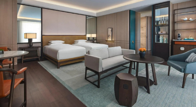 Двухместный номер Deluxe Park Hyatt Suzhou