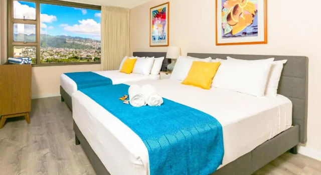 18th Floor with Mountain Views - Close to Beach - WiFi, Parking, Rezerwuj Hotel Waikiki Honolulu