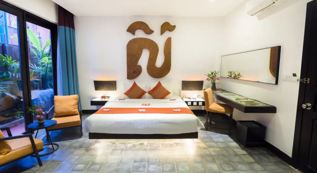 Двухместный номер Deluxe с видом на сад Golden Temple Villa