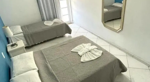 Трёхместный номер Standard с балконом Pousada Kopenhagen Beach