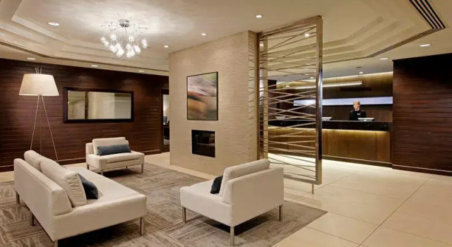 Кровать в общем номере Cambridge Suites Hotel Halifax
