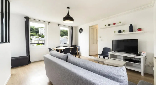 Beau Duplex 8 personnes Centre Ville Le Havre, Book Hotel Le Havre 