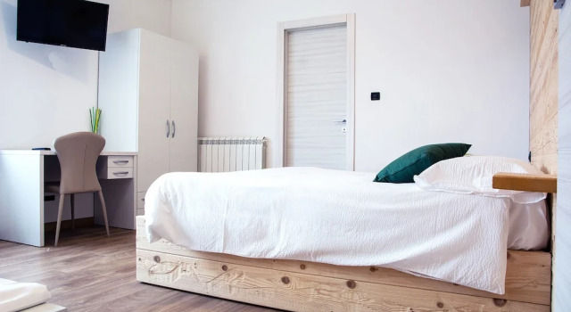 Camera quadrupla familiare Standard con vista sulle montagne B&B Castello Cimbergo