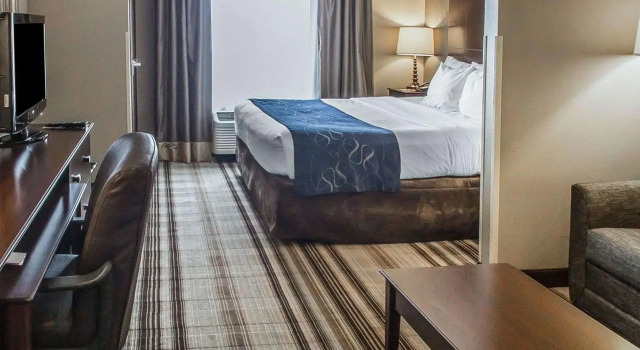 Люкс c 1 комнатой Comfort Suites Hudson I-94