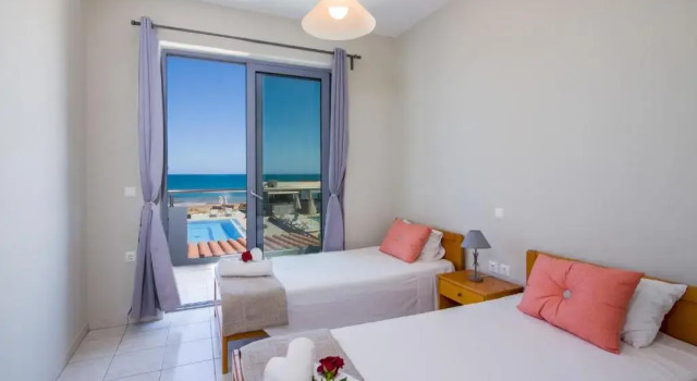 Семейные апартаменты с 2 комнатами Giannarakis Beach