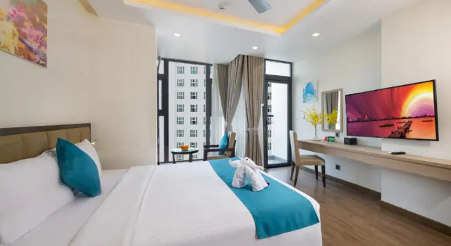 Двухместный номер с видом на море Sata Hotel