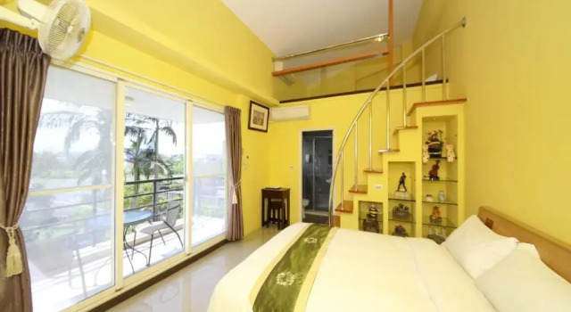 Семейный номер Standard с балконом Yue Ya Guan Homestay
