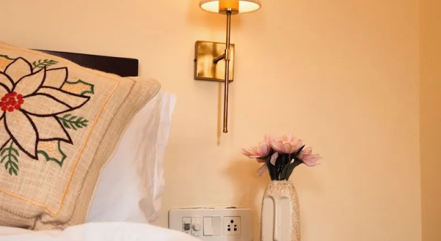 Двухместный номер Deluxe с видом на горы Banana Hostel Pushkar