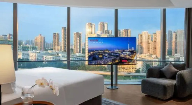Люкс Luxury с видом на город Intercity Hotel Futian Bin He Zhongzhou Bay