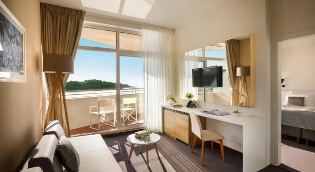 Полулюкс с балконом и с видом на море Remisens Hotel Albatros-All inclusive