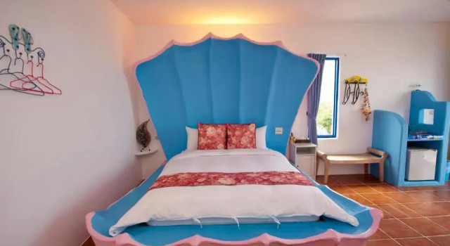 Двухместный номер Deluxe с балконом и с видом на море Haisu Homestay