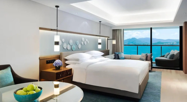 Двухместный номер Executive с балконом и с видом на океан Отель JW Marriott Sanya Dadonghai Bay