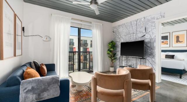 Апартаменты Standard с 2 комнатами Lodgeur Midtown, Houston - close to Downtown & Texas Medical Center