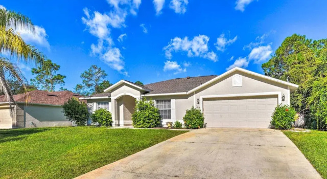 Коттедж Bright Palm Coast Gem w/ Lanai & Private Pool