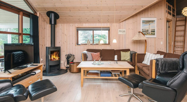 8 Person Holiday Home in Blavand, Book Hotel Hoteller i Blåvand med parkering, Parkering