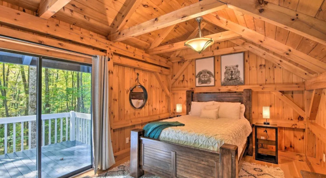Modern Mountain Cabin w/ Resort-style Amenities!, Buchen Sie Hotel Sky Valley Georgia