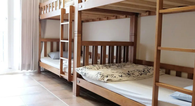 Кровать в общем номере (женский номер) с балконом Backpacker 41 Hostel - Kaohsiung