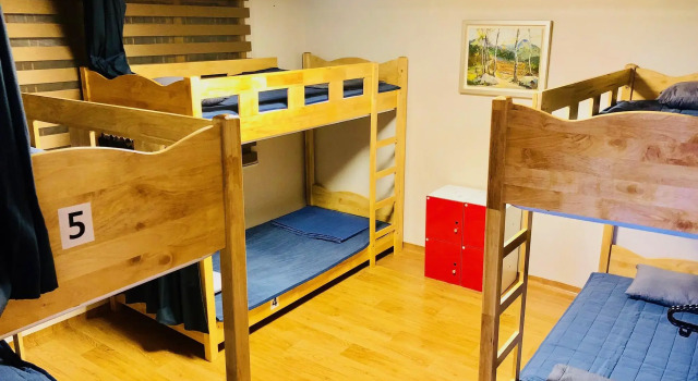Кровать в общем номере High Street Guest House