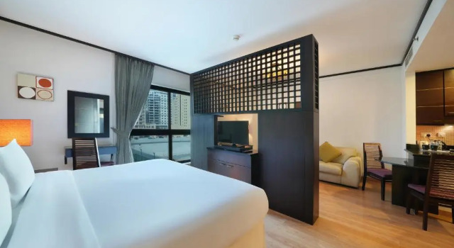 Двухместная студия Отель Park Apartments Dubai, an Edge by Rotana