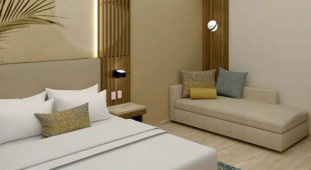 Гостевой номер с частичным видом на океан Marriott Cancun, An All-Inclusive Resort
