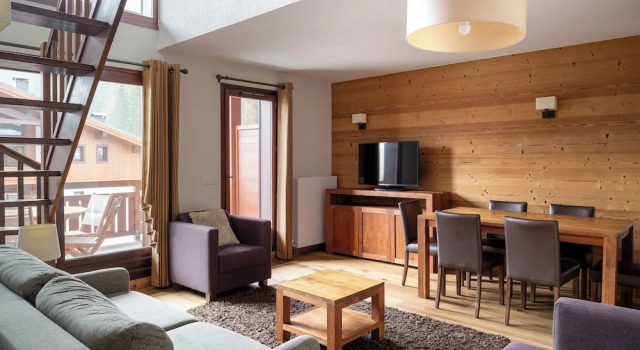 Номер Standard Дуплекс с 2 комнатами с балконом Dormio Resort Les Portes du Mont Blanc