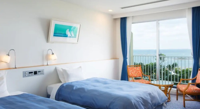 Номер Standard с видом на океан Marine Piazza Okinawa
