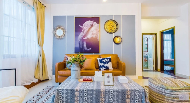 Апартаменты Locals Boutique Apartment Jiuzhou Port.7