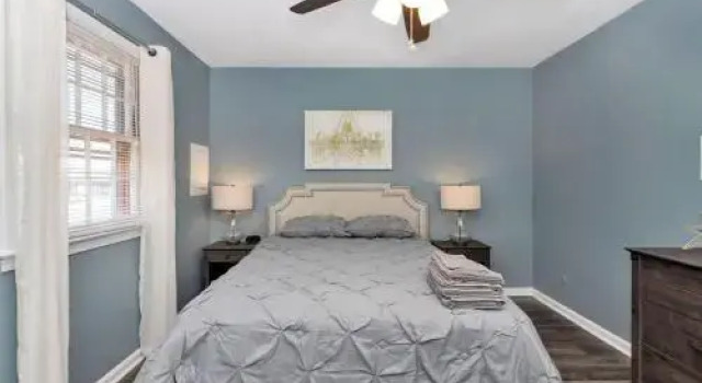 Bay Breeze Sailboat Suite (1 bed/1 bath condo with cabanas, fire pits, and pier), Prenota Hotel Norfolk Virginia