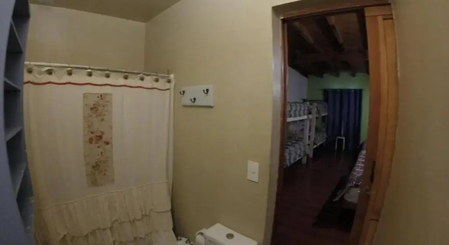 Кровать в общем номере La Justina Hostel