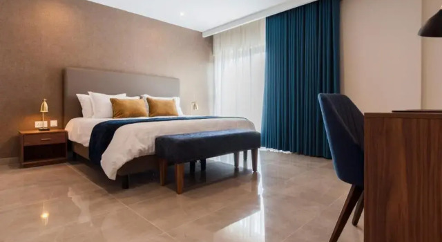 Superior- dobbelt værelse med altan med haveudsigt The Duke Boutique Hotel