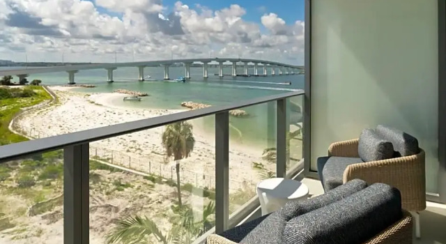 Двухместный номер Standard с красивым видом из окна JW Marriott Clearwater Beach Resort & Spa