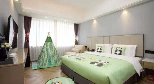 Семейный тент с видом на сад Tianhe  Hotel