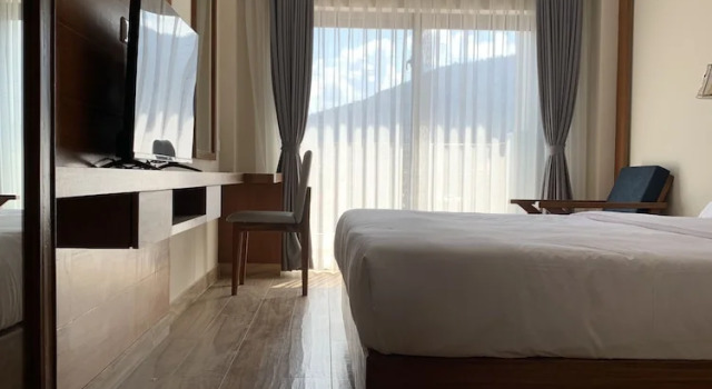 Трёхместный семейный номер Standard с балконом Hotel Fewa Trip