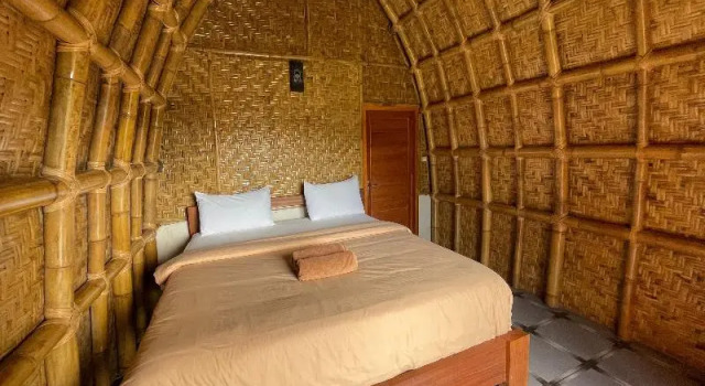 Standard- dobbelt værelse med altan Villa Bambu Rinjani & Restaurant