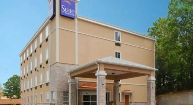 Кровать в общем номере Sleep Inn & Suites At Kennesaw State University