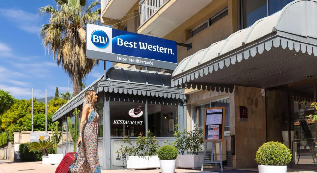 Двухместный номер Superior Best Western Hotel Mediterranee Menton