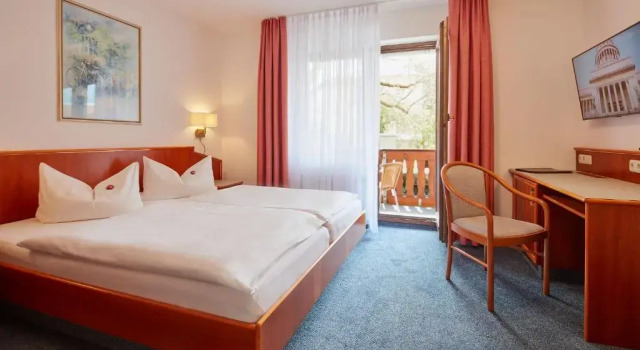 Двухместный номер Standard с балконом Hotel garni Sonnenhof