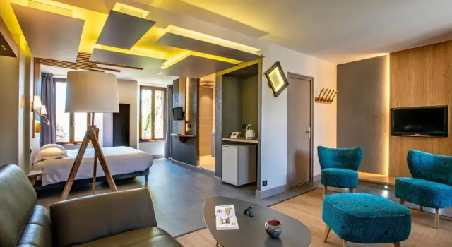 Люкс Superior Logis Hôtel Restaurant Gilles Moreau Laguiole