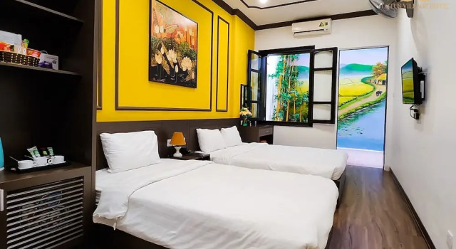 Трёхместный номер Deluxe с балконом Lotus Village HN - by BAY LUXURY