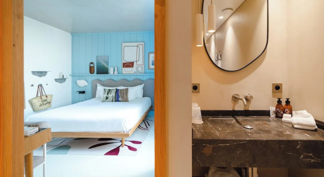 Номер Comfort с балконом и с видом на океан Hôtel de La Plage