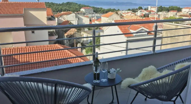 Апартаменты с видом на море Apartment Chicka