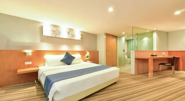 Люкс c 1 комнатой Shanshui Trends Hotel East Railway Station Guangzhou