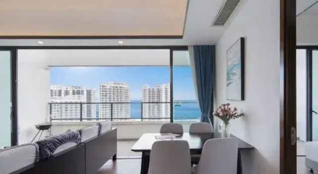 Люкс Executive с 3 комнатами с видом на море Huidong Tangxia Resort Hotel (Xunliaowan Financial Street Sea World)