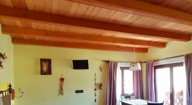 Номер Comfort с балконом и с видом на горы Agriturismo B&B Chèvres à Cheval