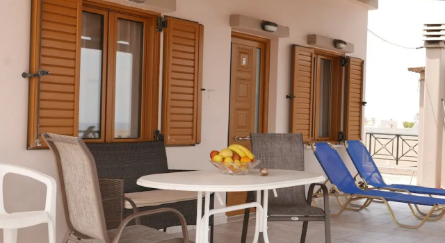 Апартаменты Superior с балконом и с видом на море Angela Apartments