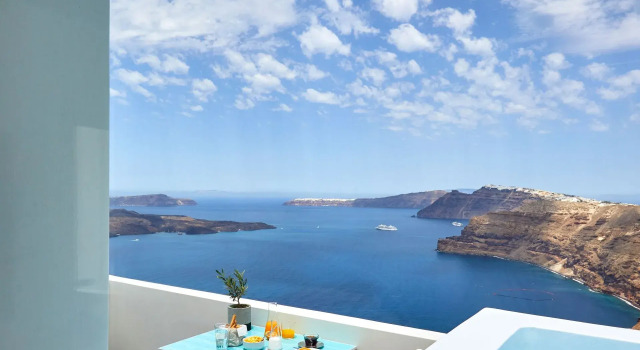 Люкс с панорамным видом Alti Santorini Luxury Suites