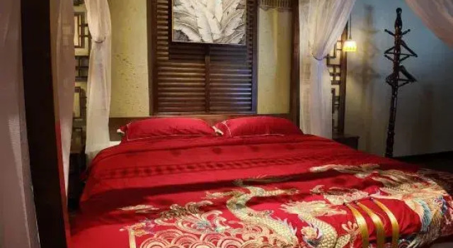 Двухместный люкс c 1 комнатой Yicheng Ancient City Loft Courtyard Homestay