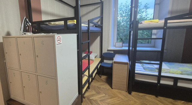 Кровать в общем номере Хостел Loft Minsk